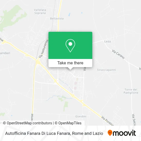 Autofficina Fanara Di Luca Fanara map