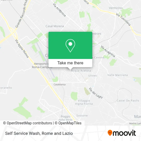 Self Service Wash map