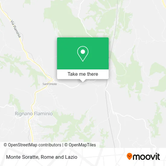 Monte Soratte map