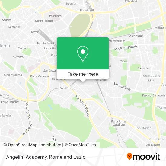 Angelini Academy map