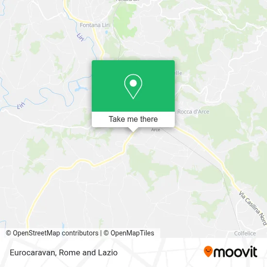 Eurocaravan map