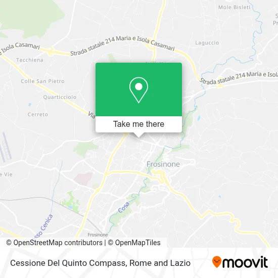 Cessione Del Quinto Compass map