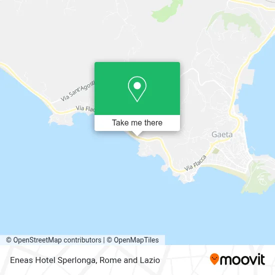 Eneas Hotel Sperlonga map