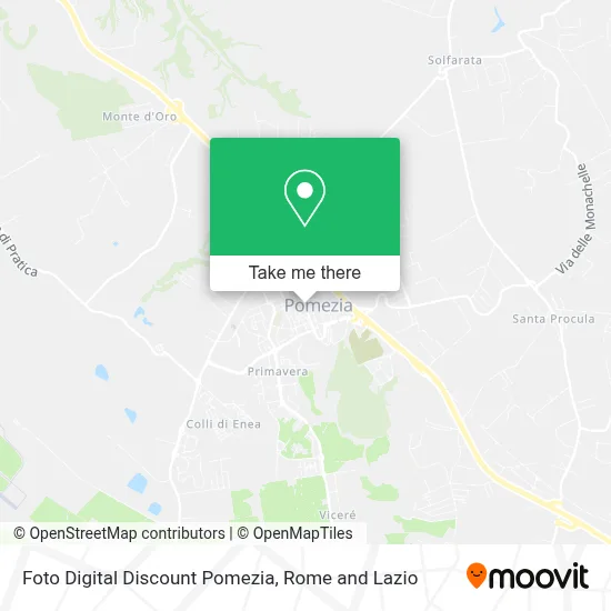 Foto Digital Discount Pomezia map
