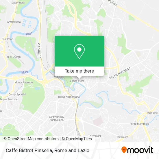 Caffe Bistrot Pinseria map