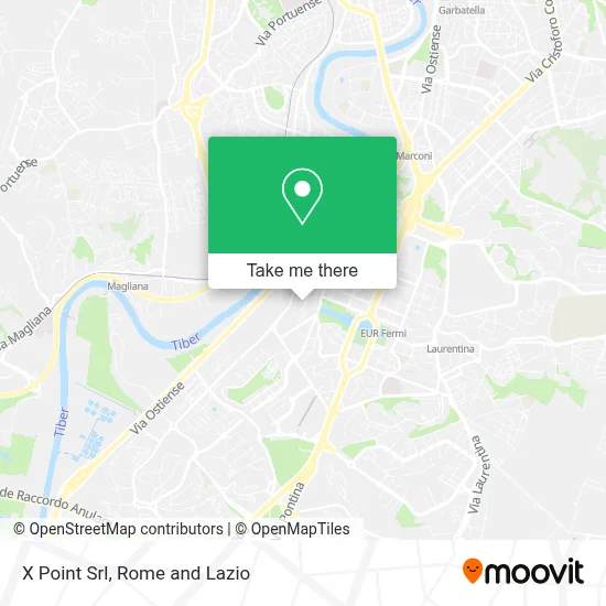 X Point Srl map
