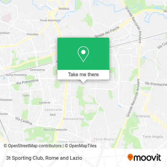 3t Sporting Club map