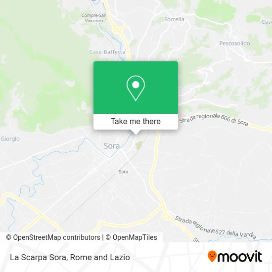La Scarpa Sora map