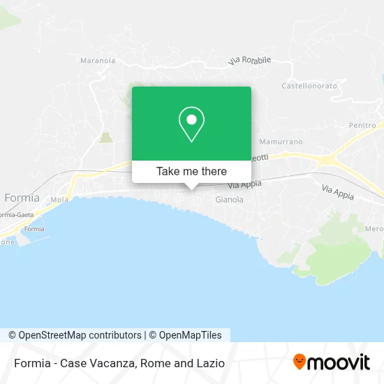 Formia - Case Vacanza map