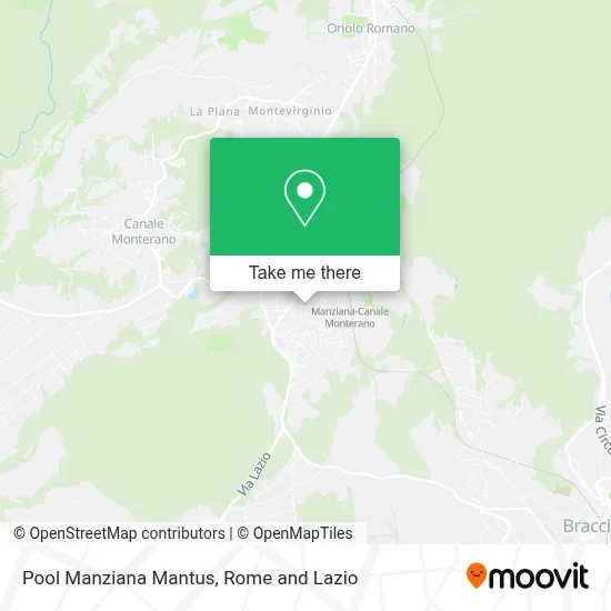 Pool Manziana Mantus map
