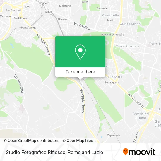 Studio Fotografico Riflesso map