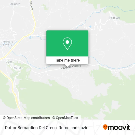 Dottor Bernardino Del Greco map
