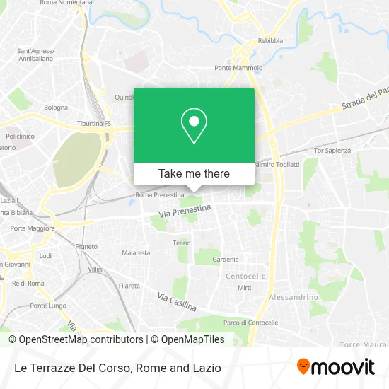 Le Terrazze Del Corso map