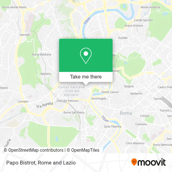 Papo Bistrot map