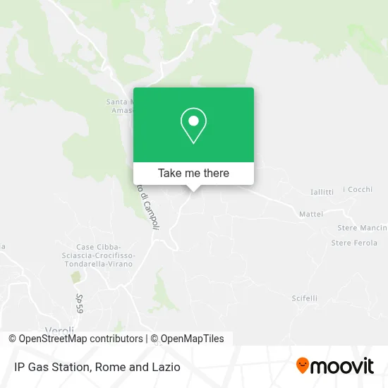 IP Gas Station map