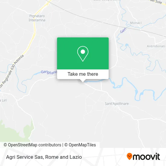 Agri Service Sas map