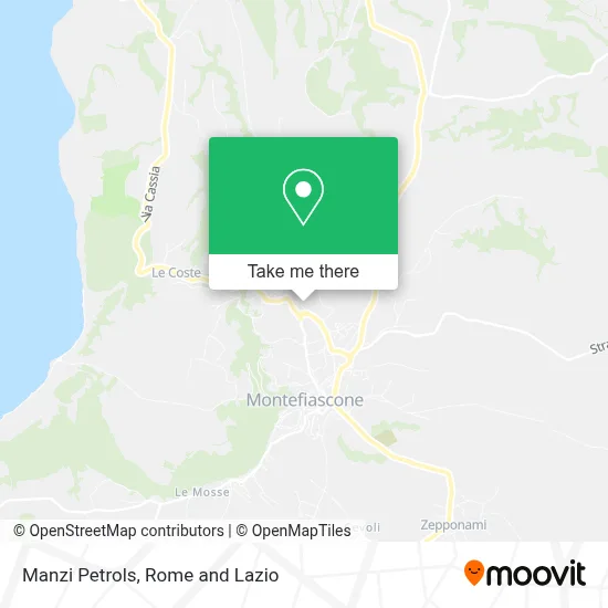 Manzi Petrols map