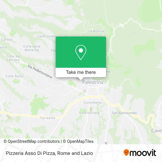 Pizzeria Asso Di Pizza map