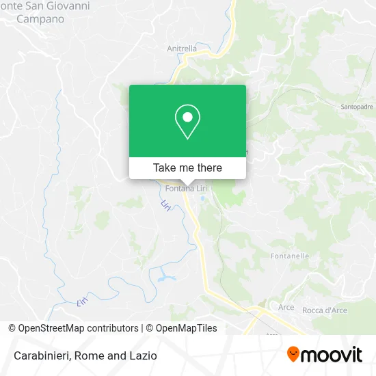 Carabinieri map