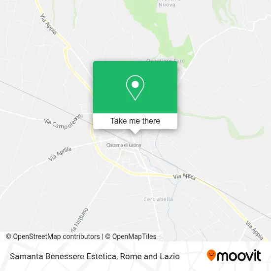 Samanta Benessere Estetica map