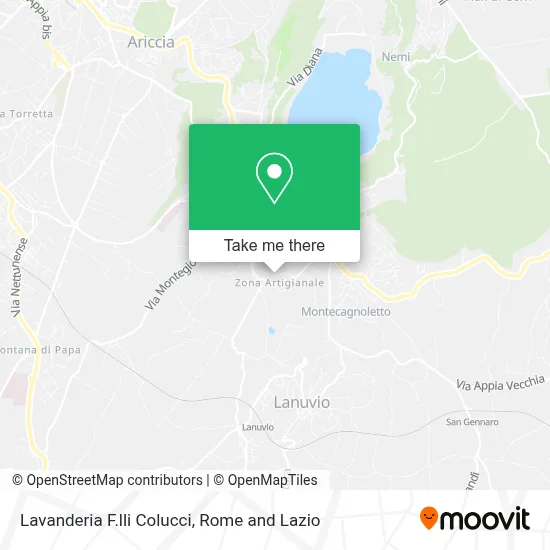 Lavanderia F.lli Colucci map