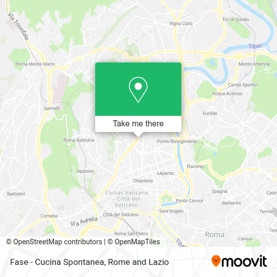 Fase - Cucina Spontanea map