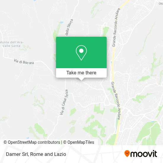 Damer Srl map
