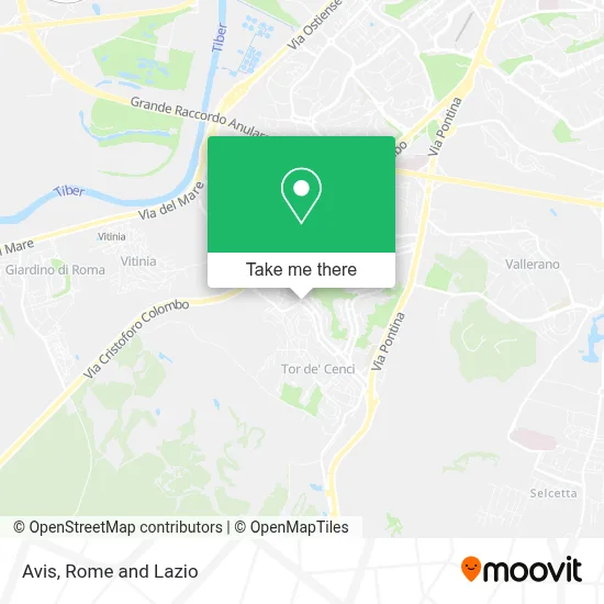 Avis map