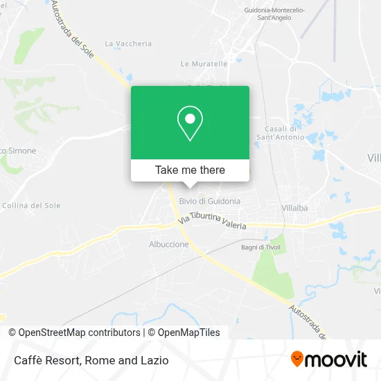 Caffè Resort map