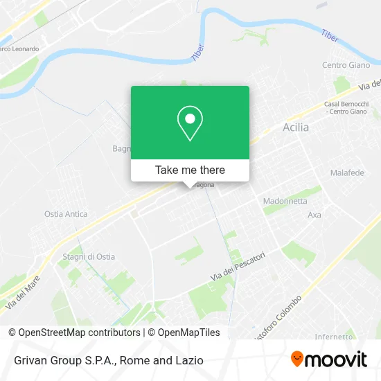Grivan Group S.P.A. map