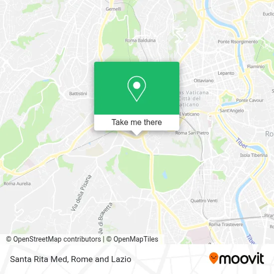 Santa Rita Med map