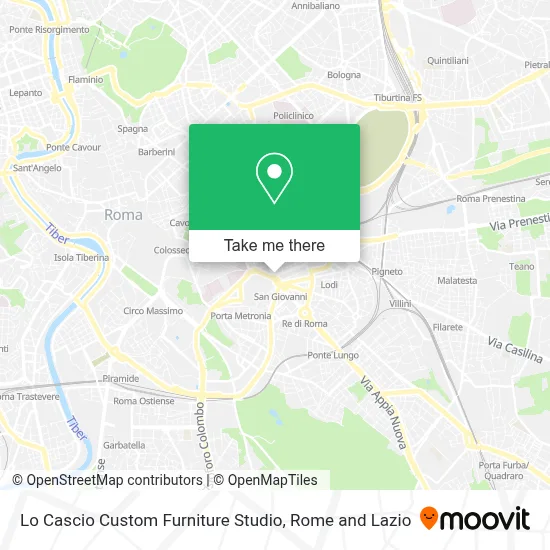Lo Cascio Custom Furniture Studio map