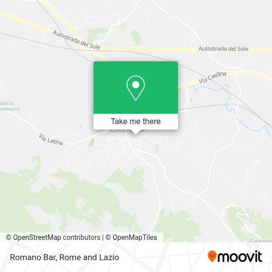 Romano Bar map