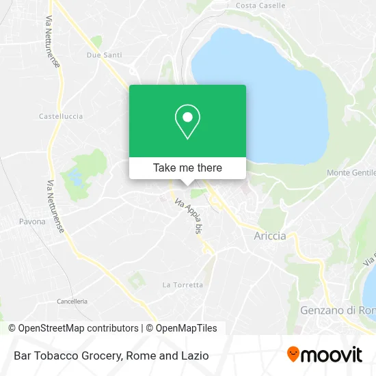 Bar Tobacco Grocery map