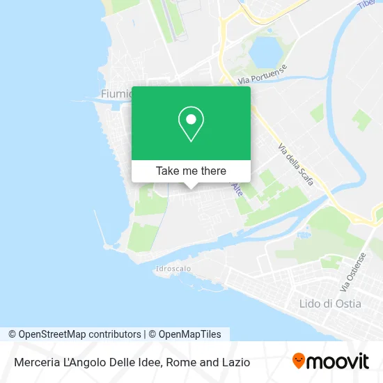 Merceria L'Angolo Delle Idee map