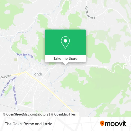 The Oaks map