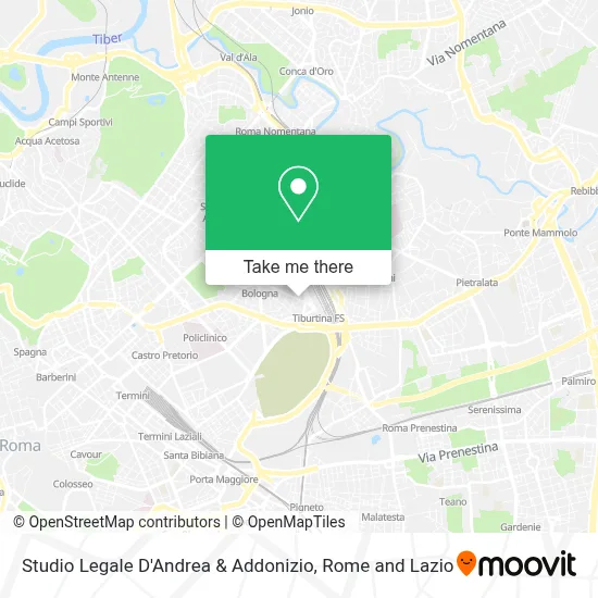 Studio Legale D'Andrea & Addonizio map