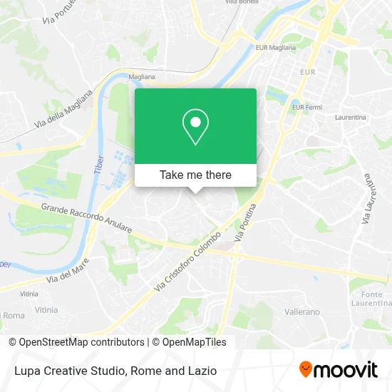 Lupa Creative Studio map