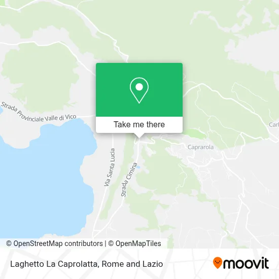 Laghetto La Caprolatta map