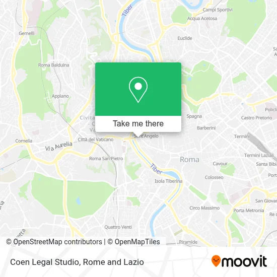 Coen Legal Studio map