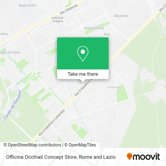 Officina Occhiali Concept Store map