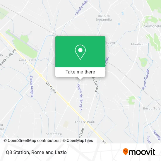 Q8 Station map