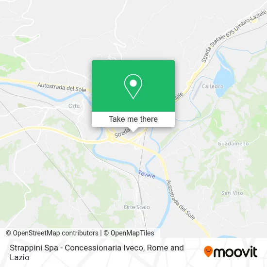 Strappini Spa - Concessionaria Iveco map