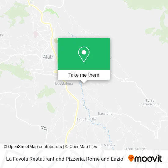 La Favola Restaurant and Pizzeria map