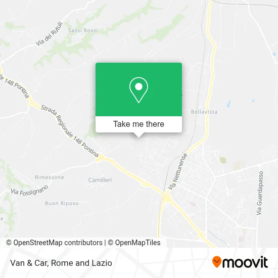Van & Car map