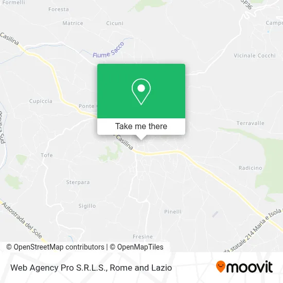 Web Agency Pro S.R.L.S. map
