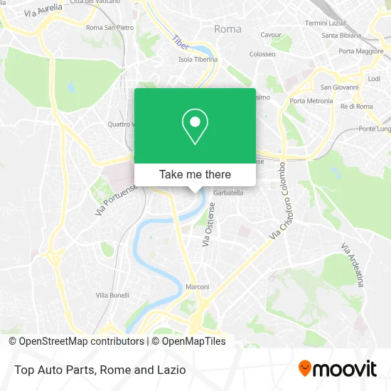 Top Auto Parts map
