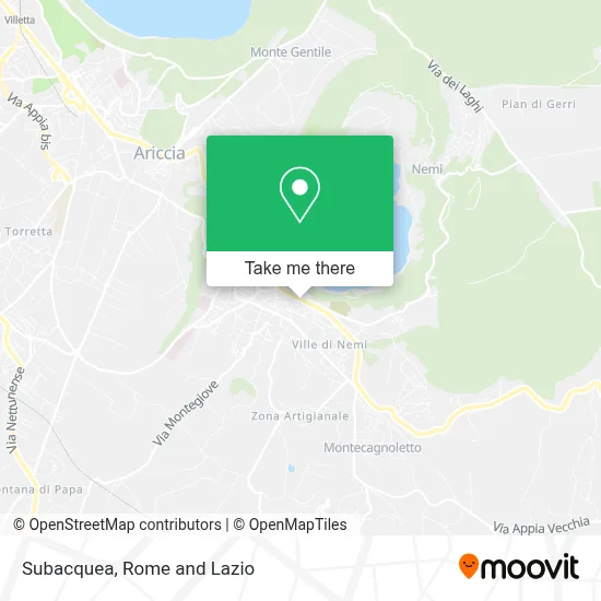 Subacquea map