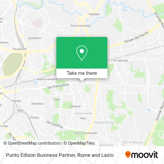 Punto Edison Business Partner map