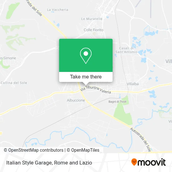 Italian Style Garage map